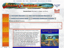 Tablet Screenshot of bonne-provence.com